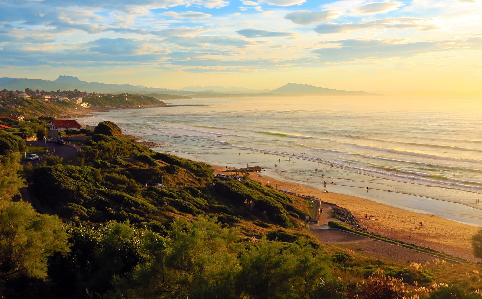 camping au milieu du pays basque