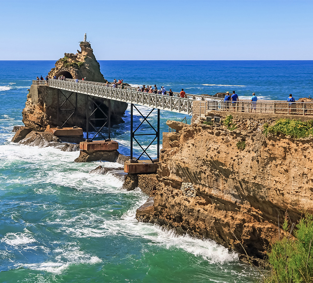 biarritz rocher de la vierge