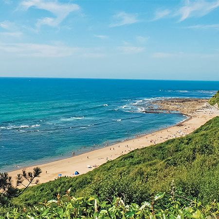 camping merko lacarra en bord de mer au pays basque