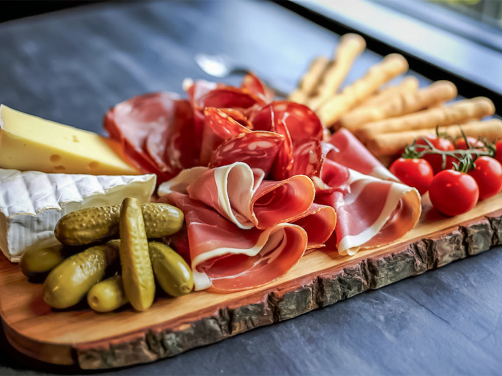 charcuterie et fromages