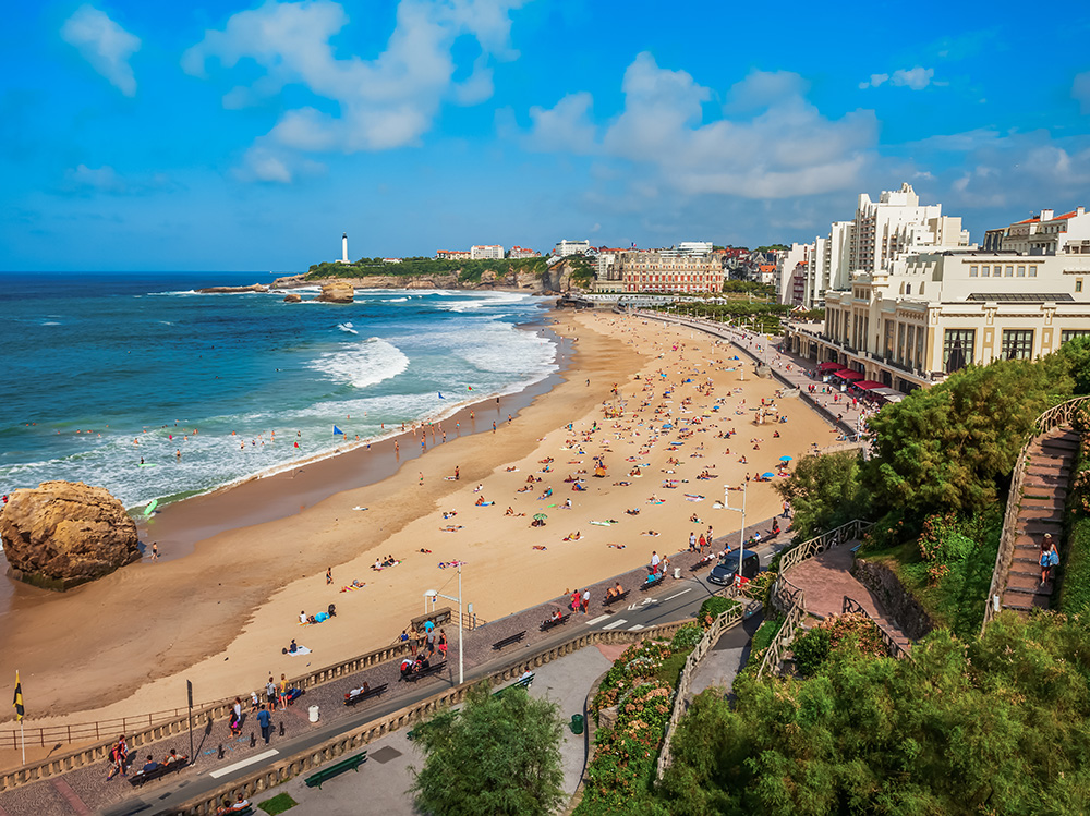 la cote basque entre biarritz et saint jean de luz