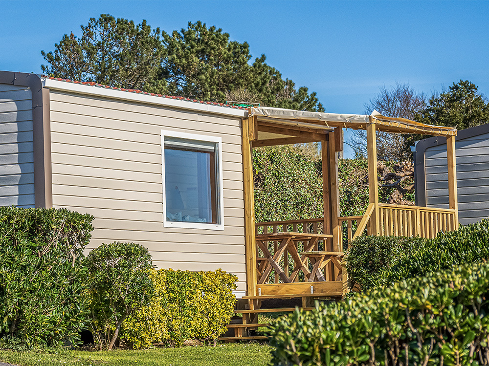 mobil home au camping trois etoiles