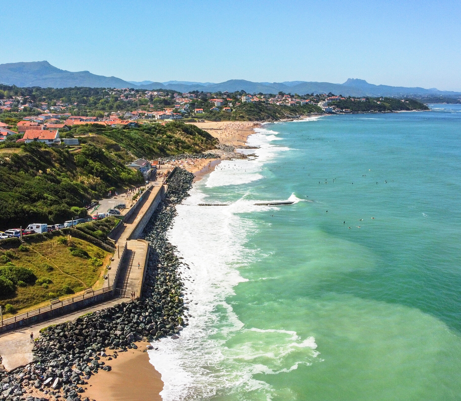 plage centre bidart